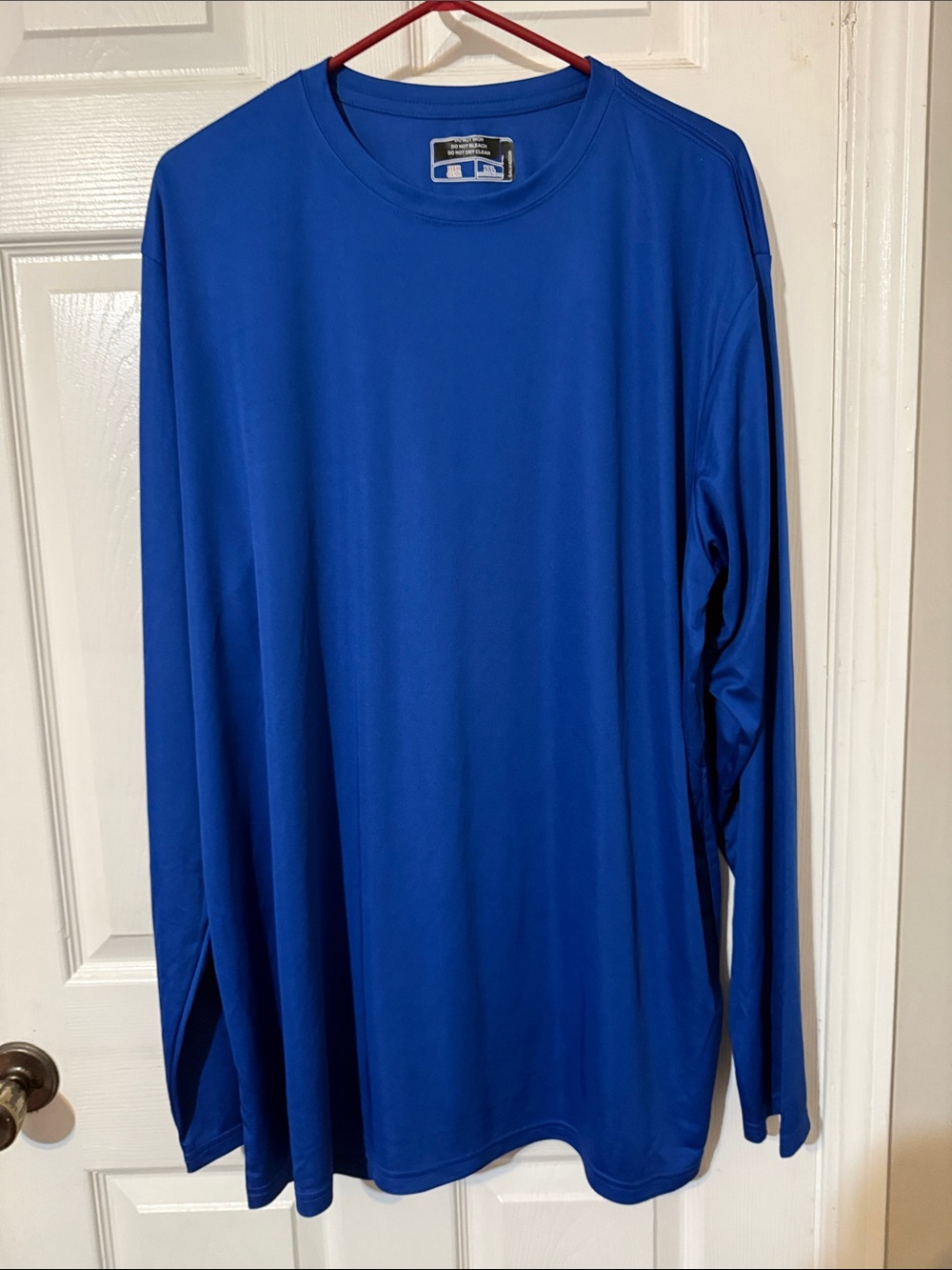 Men's Long-Sleeve Performance Shirt - Royal Blue